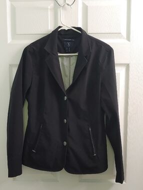 Equestrian Horze Adele Jacket Black Horse Riding Coat Women's Size 10